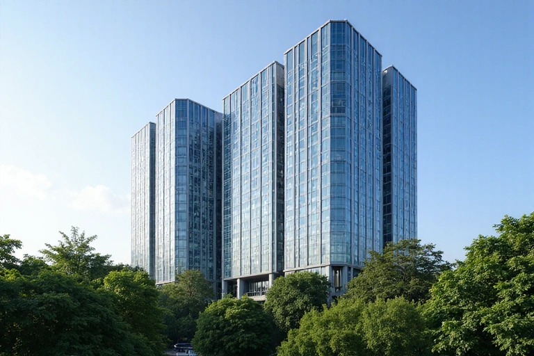Gedung kantor modern di Jakarta